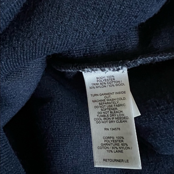 New Vineyard Vines Blackwatch Sherpa Half Zip Pullover - Picture 6 of 6